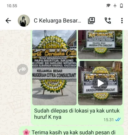 Pengiriman Papan Bunga Duka Kalangdosari Ngaringan